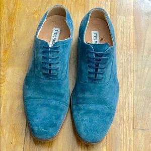 Blue Suede Steve Madden Dress Shoe